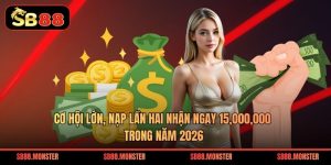Cơ Hội Lớn, Nạp Lần Hai Nhận Ngay 15,000,000 Trong Năm 2026