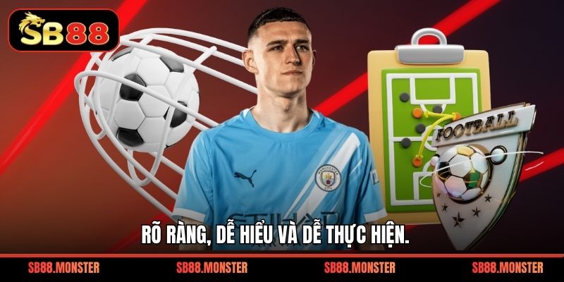 Rõ ràng, dễ hiểu và dễ thực hiện.